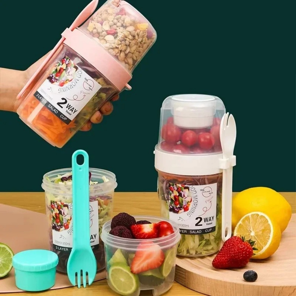 Baby Food Oatmeal - Портативная чашка для салата, чашка для