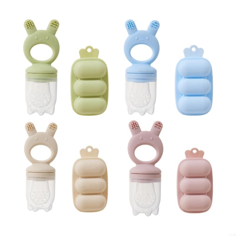 Baby Food Freezer Tray - Тренировка по жеванию силиконовой кормушки и