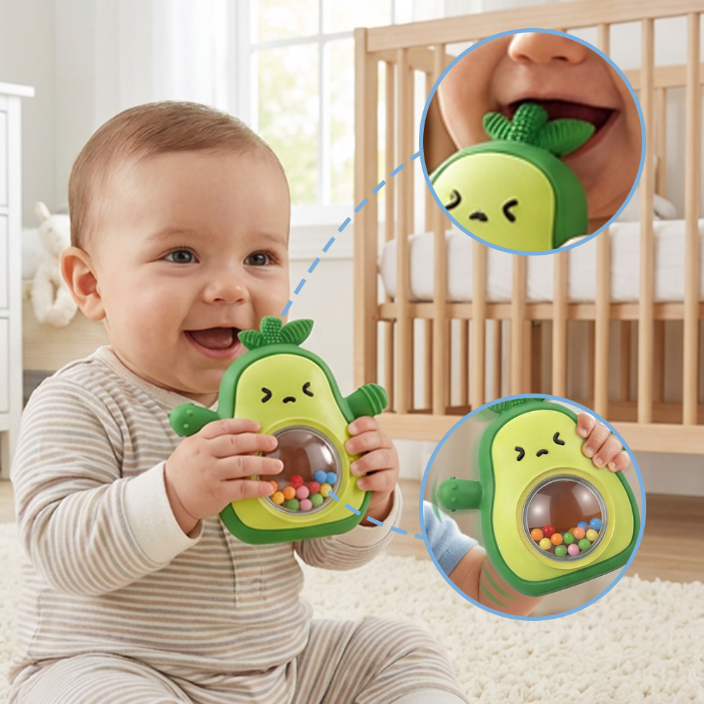 Baby Food With Avocado - Прорезыватель для младенцев в форме авокадо,