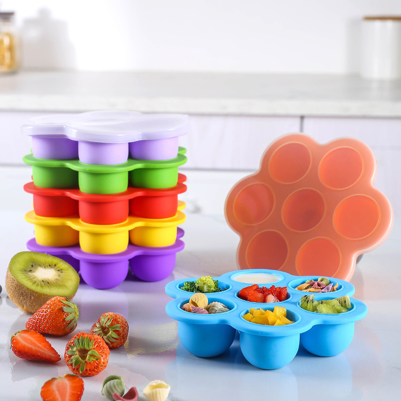 Baby Food Freezer Tray - Многоразовый силиконовый контейнер для детского питания