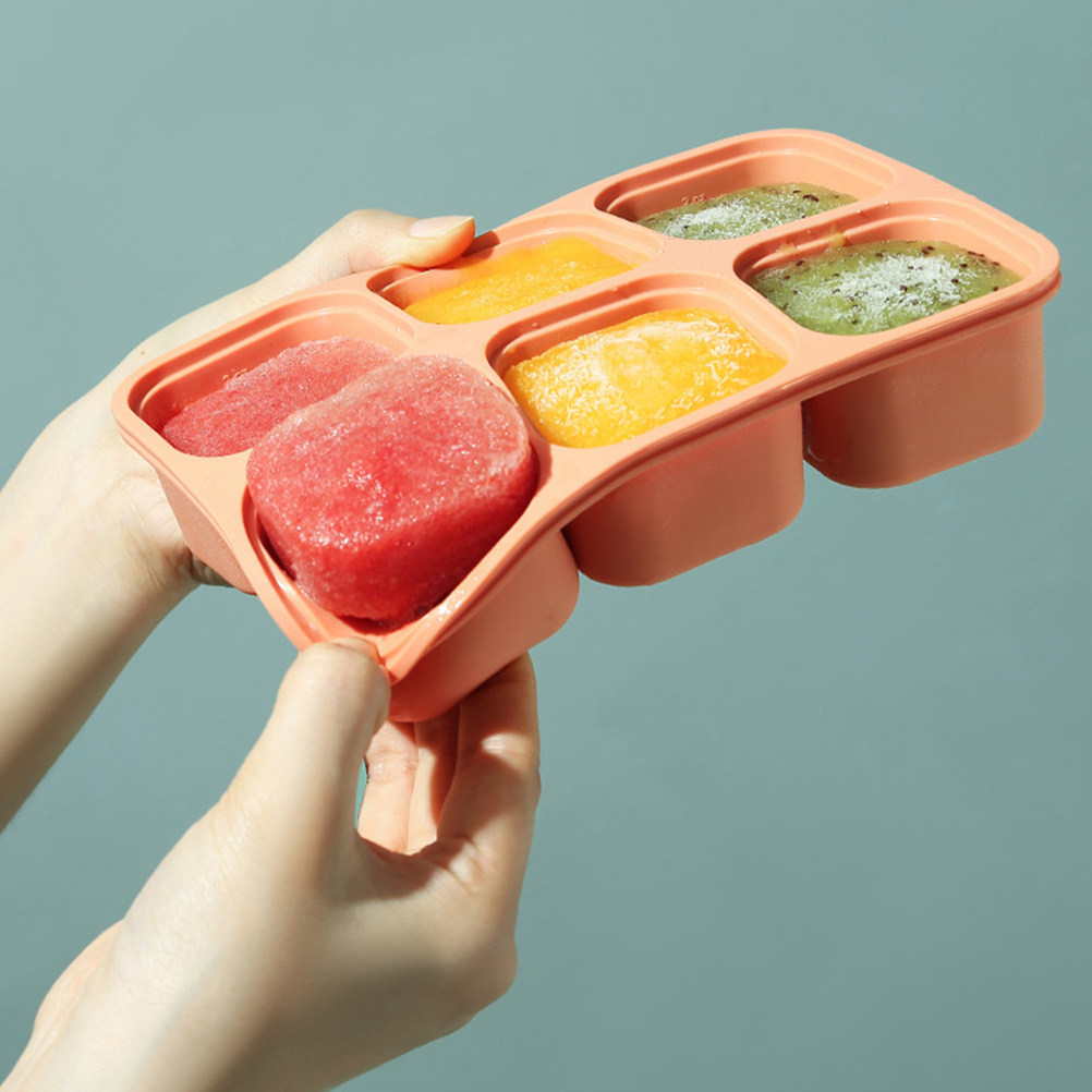 6 силиконовых контейнеров для  – обзор и цена Baby Food Freezer Tray