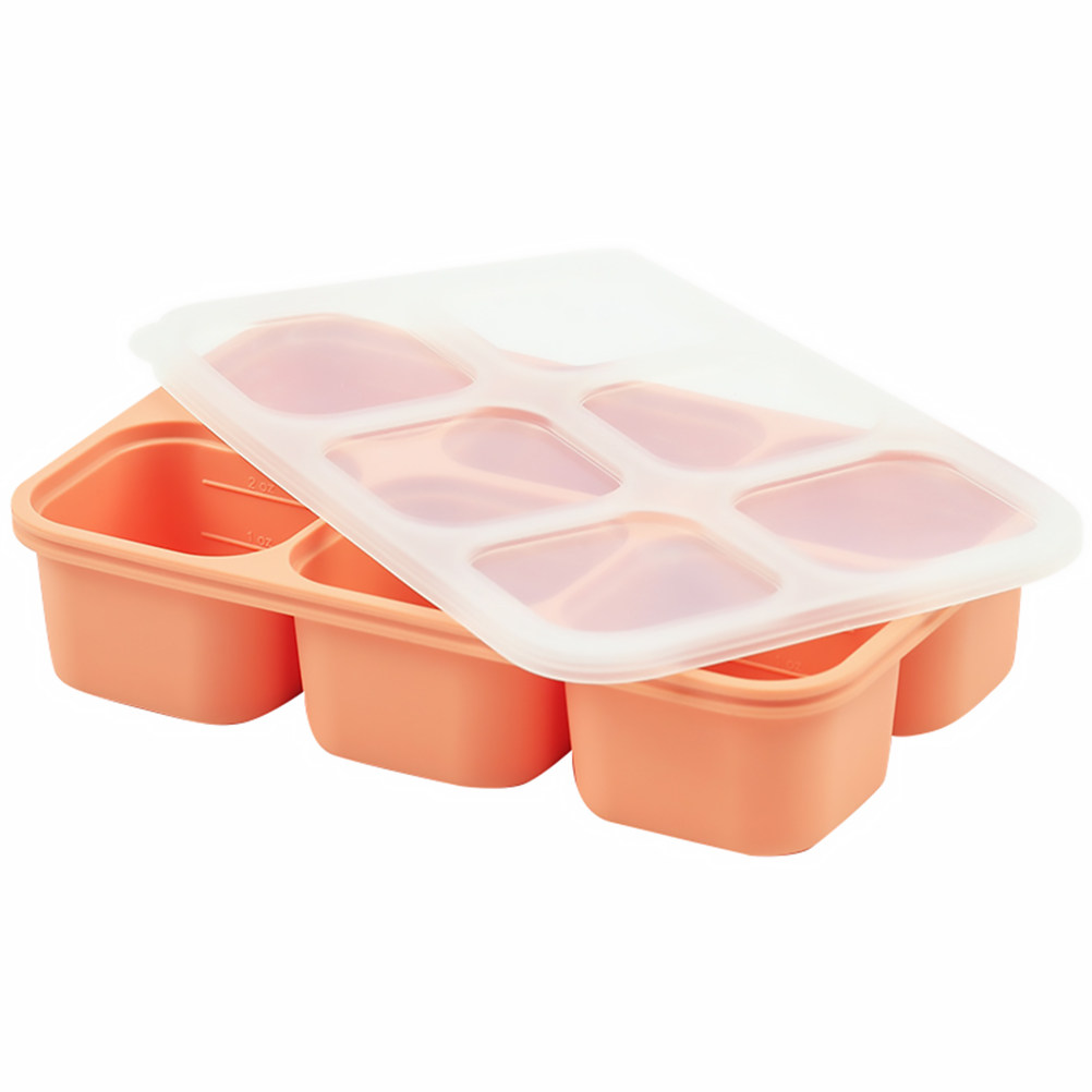 6 силиконовых контейнеров для  – обзор и цена Baby Food Freezer Tray