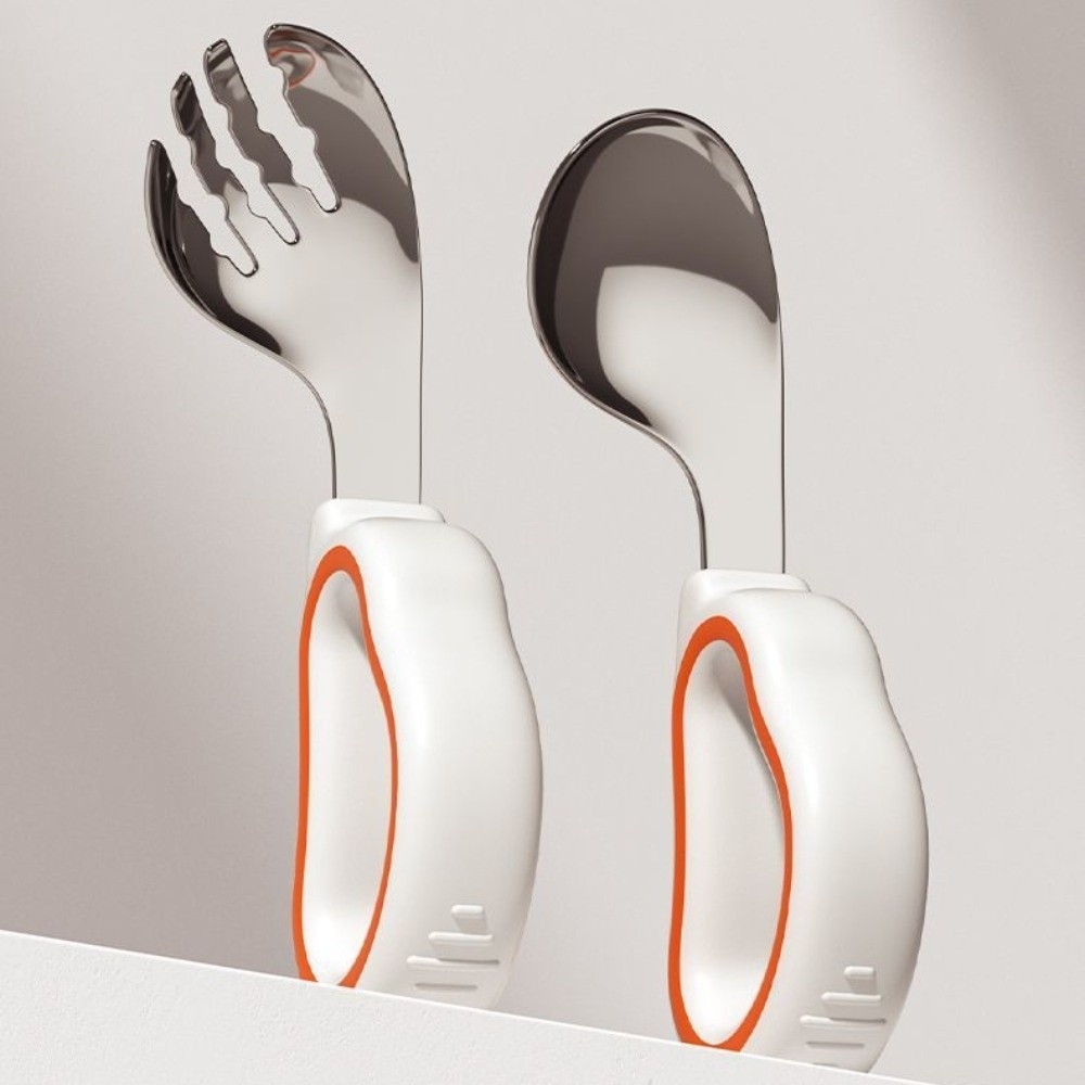 Силиконовый набор вилок и ложе – обзор и цена Self Feed Spoon