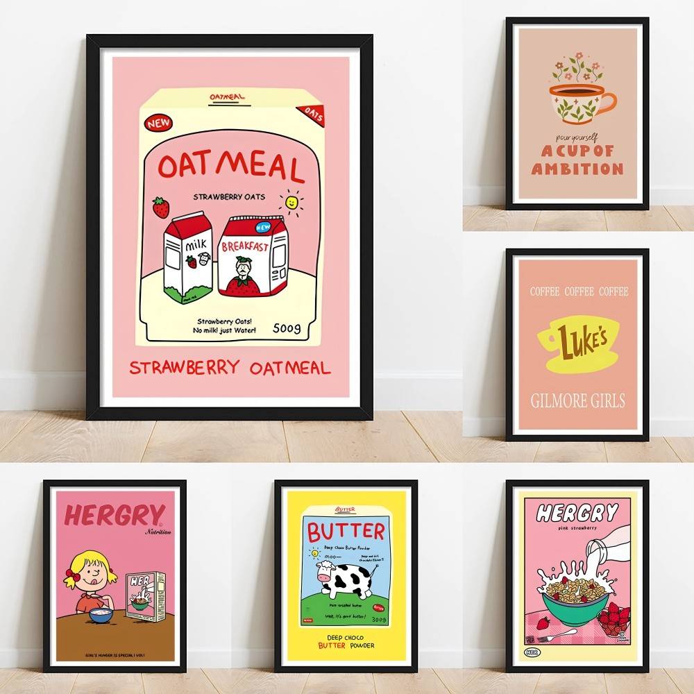 Нарисованный вручную бумажный  – обзор и цена Baby Food Oatmeal