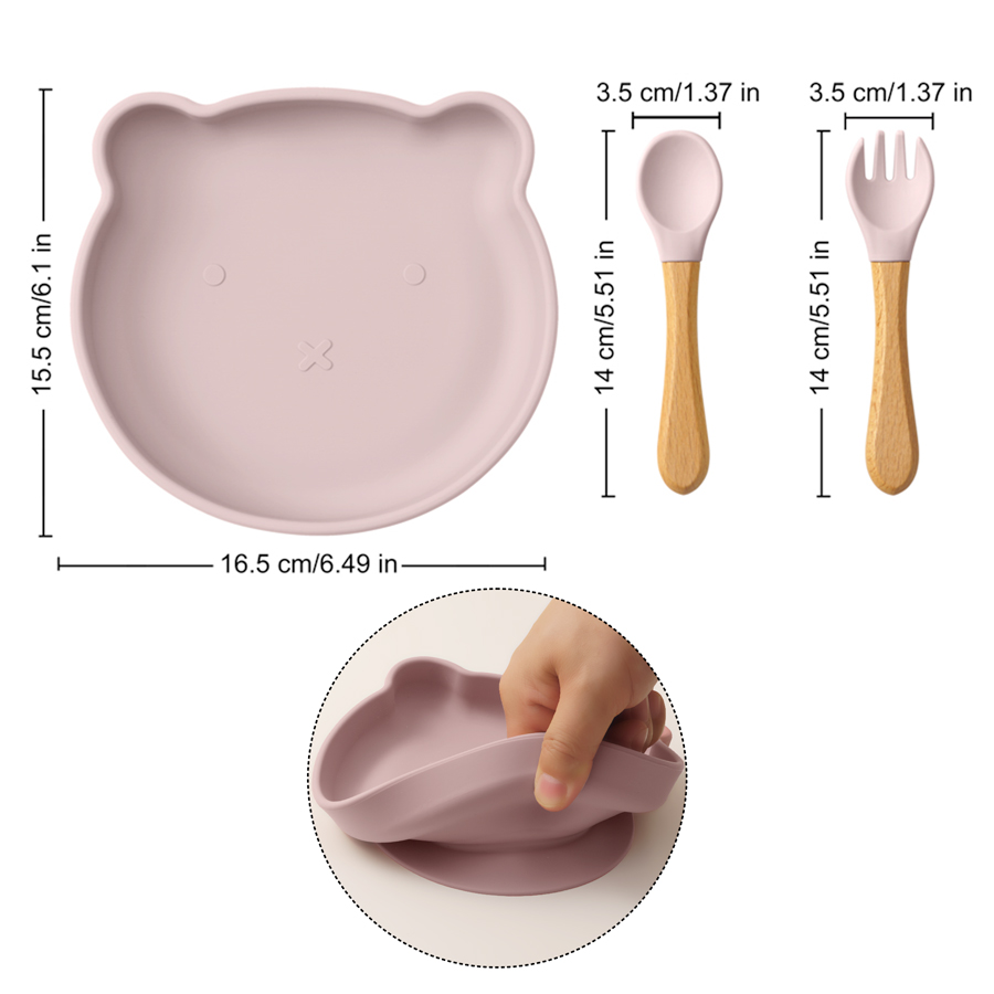 3 шт., силиконовая присоска с  – обзор и цена Self Feed Spoon