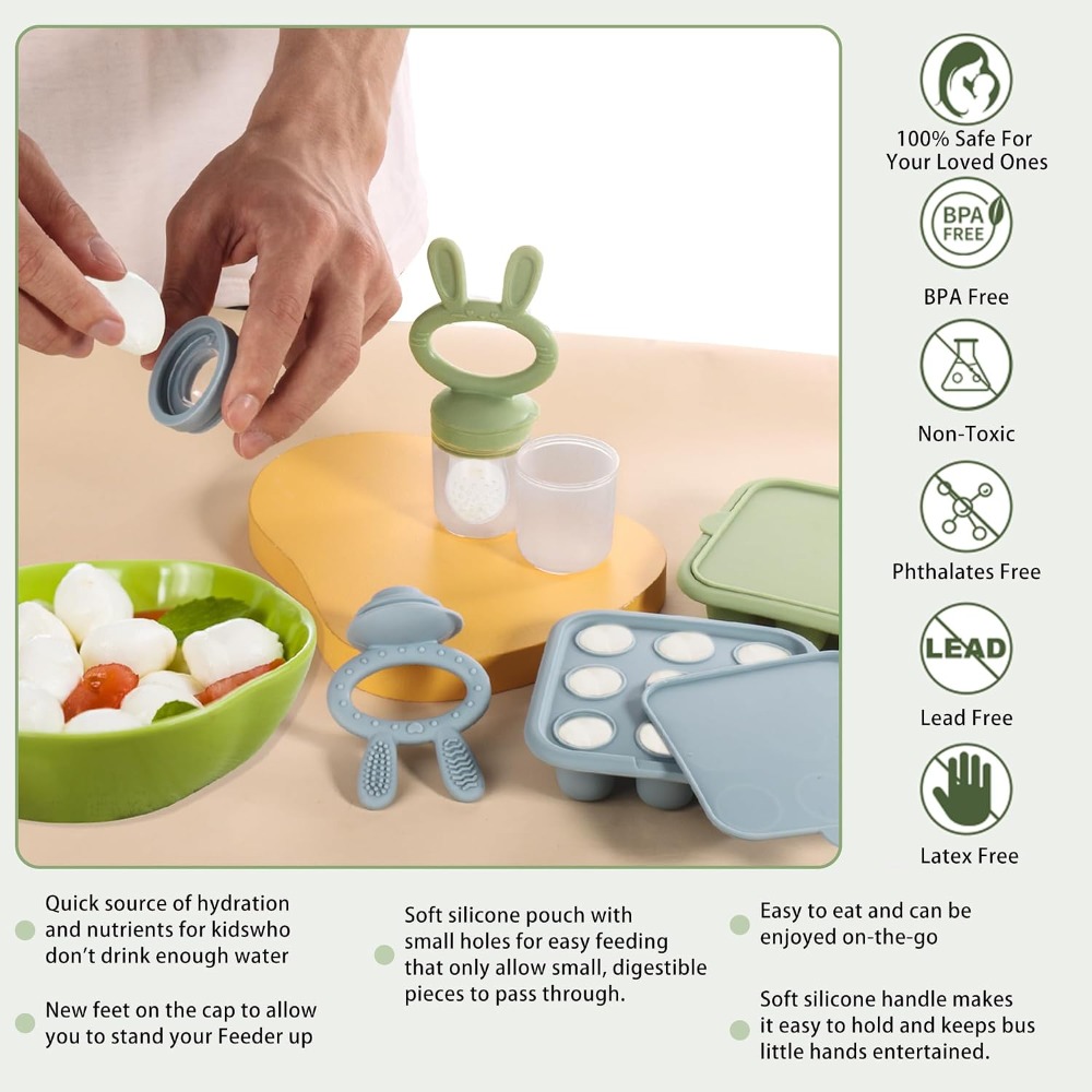Форма для заморозки детского п – обзор и цена Baby Food Freezer Tray