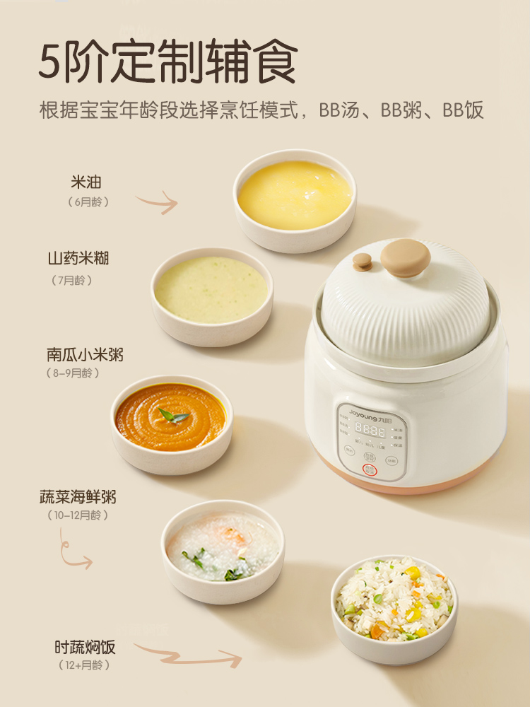 Jiuyang микродавление BB кастр – обзор и цена Baby Food Stew